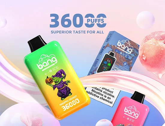 Bang 36000 Puffs Smart Full Screen Turn Ice