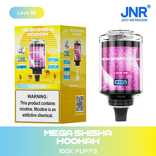 JNR Mega Shisha Hookah 100K Puffs Disposable Vape