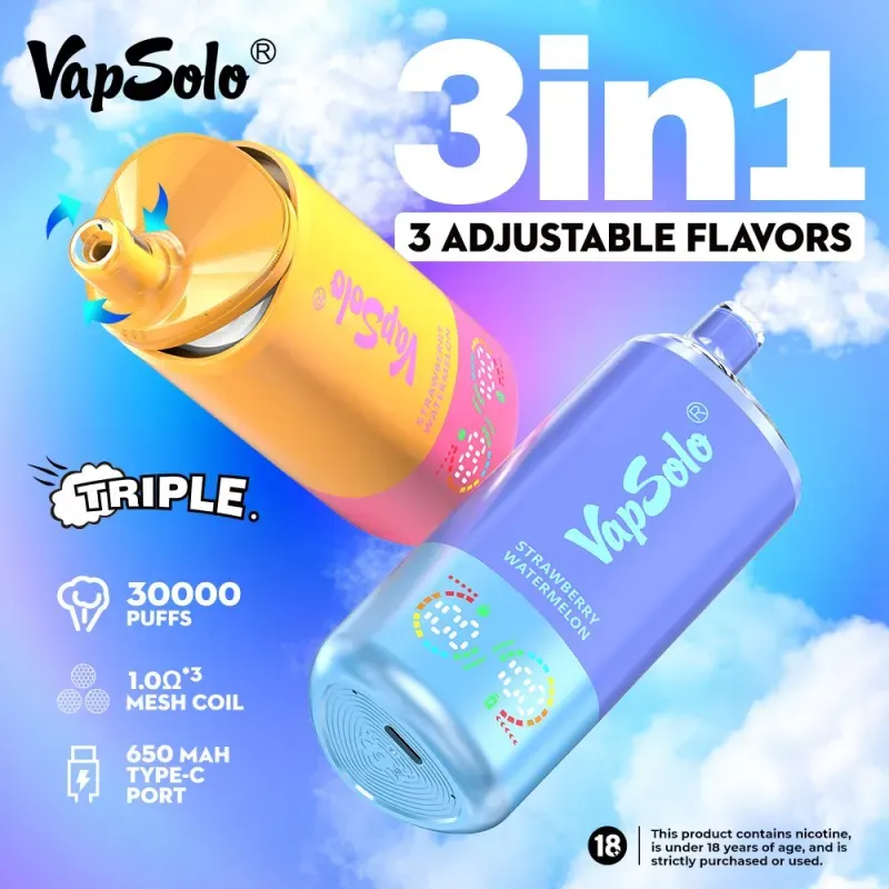 Преглед на Vapsolo Triple 30000 Puffs: Честен,-подкрепен с данни поглед към 3...