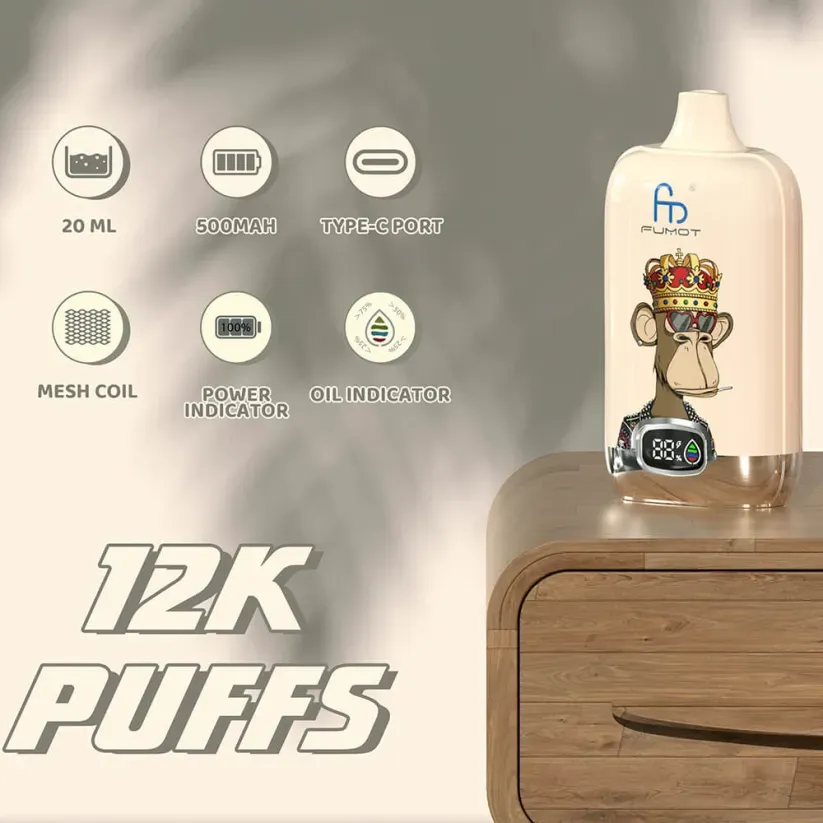 Fumot Digital Box 12000 Puff за еднократна употреба